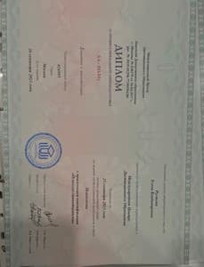 Документ об образовании: Международный центр дистанционного образования, скан 2 из 4