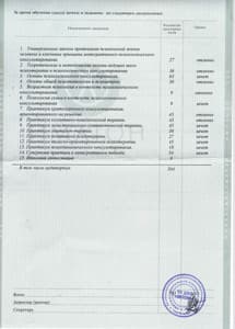 Документ об образовании: Институт практической психологии "Иматон", специальность: Психологическое консультирование, теория и практика., скан 3 из 3