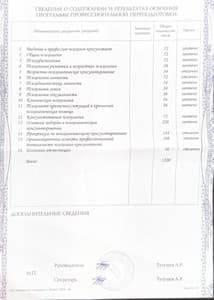 Документ об образовании: Психологическое консультирование / Talentsy, скан 3 из 3