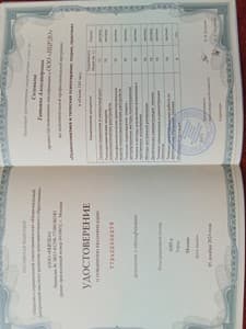 Документ об образовании: Психосоматика и телесная психотерапия: теория и практика, ООО "НЦРДО", скан 1 из 1