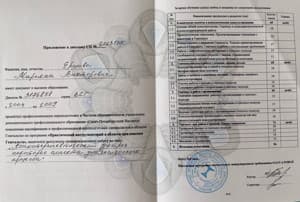 Документ об образовании: Санкт-Петербургский Институт Гештальта, скан 2 из 2